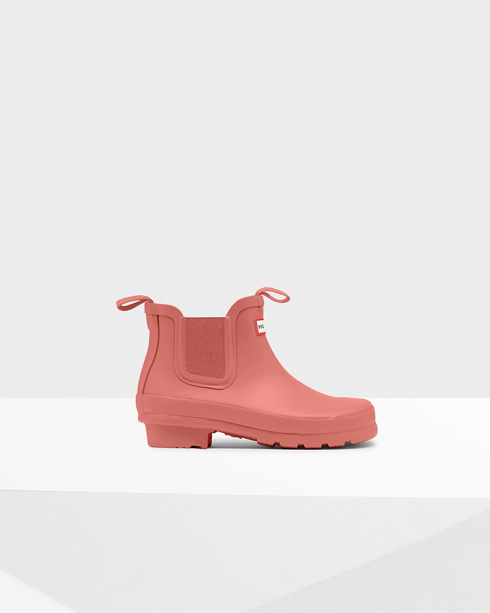 Chelsea Boots Barn - Hunter Original Stora - Rosa - 051376-BKI